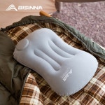 BISINNA 캠핑 팽창식 베개 휴대용 초경량 여행 하이킹 에어 슬리핑 목과 요추 지지대