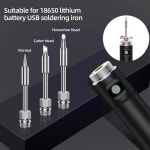 1pcs 510 인터페이스 납땜 인두 헤드 미니 휴대용 팁 액세서리 도구 8W USB 솔더