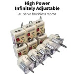 브러시리스 서보 모터 키트 110V 220V 550W 재봉틀 선반 기계 서보 모터 산업용 AC 서보 모터 550W 220V 2200W