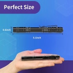COSOUS 2 UV 라이트 손전등 클립이 포함된 미니 펜 2팩 누수 395NM