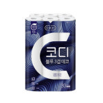 쌍용씨앤비 CODI 블루 데코 화장지 3겹 27m