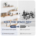 스타언더 6팩 플로팅 선반 브래킷 6 헤비 듀티 산업용 선반용 메탈 L 브래킷으로 DIY 지원 1 5 두께 4 Inch 4