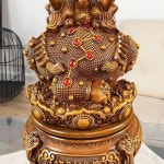 삼족두꺼비 장식품 모형 행운 재물운 풍수 재물복 금 삼족