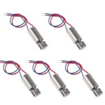 5pcs 소형 진동 전기 모터 코어리스 6x10 12 전선 3V 5V 1 12000 0408콤비컵모터 2 5CM라인