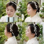 살롱드메리 미라지 웨딩 밴드 머리띠 헤어피스