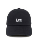 LEE 스몰 트위치 로고 코튼 커브 볼캡 LE2501CA01