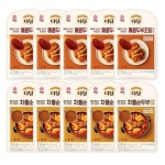 CJ 다담 양념 2종 매콤두부조림 차돌순두부찌개 5세트 270g