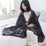 로페리아 플란넬 투포켓 망토 담요 0216591