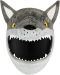 모터사이클 헬멧 재미있는 놀이기구 선물용 모토 전리품 커버 커버 전용 미포함 - Wolf