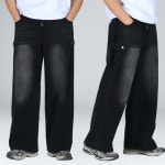주식회사미소에프엔씨 | 주식회사 이황에프엔씨 남녀공용 사이드 턱 스냅 버튼 밴딩 와이드 청바지 중청 S 26 28 6688-1