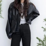 써니 여성 데일리 투웨이 라이더 가죽자켓 46338900