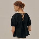 망고매니플리즈 INES SHIRRING BLOUSE P0000CZS