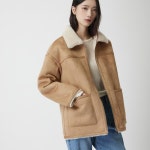 주크ak평택 | ZOOC AK백화점 주크 페이크 하프 집업 무스탕