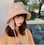 르멜 뽀글이 귀달이 모자 니트모자 양털 털모자 벙거지 버킷햇 챙모자 겨울모자 귀도리 벙거지모자