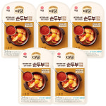 다담 백설 퀴클리몰 다담 바지락 순두부찌개 양념 140g 5개