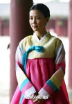 경복궁 찾은 일 배우 기무라 요시노