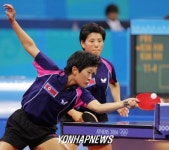 <세계탁구> 北 여자간판 김향미.김현희 결혼