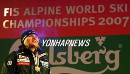 파에르손, 세계스키선수권 슈퍼대회전 우승