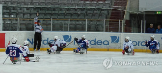 한국 아이스슬레지하키 세계선수권대회 결승 진출