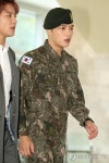 김재중, 늠름한 군인의 모습으로