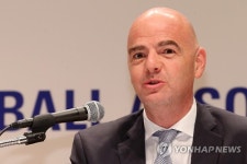 인사말하는 지아니 인판티노 FIFA 회장