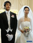 탤런트 박재훈·레슬러 박혜영 부부 탄생