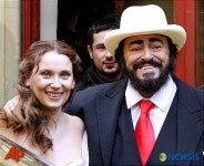 생전의 루치아노 파바로티 부부