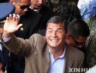 라파엘 코레아 대통령 재선 확실시