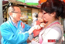 정영석 후보, 지지 호소