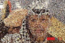 모자이크로 살아난 야세르 아라파트