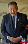 인사말하는 모리 요시로 前 총리