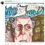 할리우드 스타 짐 케리 "반(反)트럼프 만평 트윗 계속"