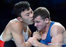 이지연, 세계레슬링선수권 동메달 결정전서 패