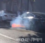 테슬라, 또 화재 사고… 美배우 맥코맥 "운전 중 불"