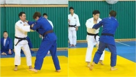 ‘우리동네 예체능’ 조타, 선수시절의 유도 영웅 최민호와 대결