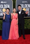 송강호·조여정·이정은 골든글로브 참석→외국어영화상 수상
