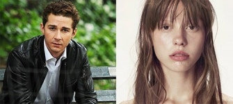 샤이아 라보프, 모델 출신 배우 미아 고스와 결혼