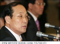 장영달 "통합 과정서 열린우리당 해체도 가능"