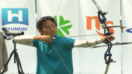 장용호, 실업양궁연맹 회장기 남자 개인전 우승