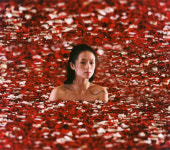 장쯔이 반라의 모습 꽃보다 아름다운 자태