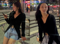 이주빈, 택시 기다리는 일이 이렇게 섹시할 일?