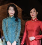 김건희 여사, 베트남서 아오자이 입자…현지 언론 "매력 발산"