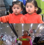‘오마베’ 슈, 쌍둥이 딸 라희-라율과 함께 장보기 나서