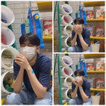 가수 겸 배우 홍은기 SNS ‘마스크로 잘생김은 못 가렸네’