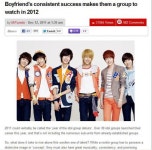 올케이팝닷컴 “보이프렌드, 2012년 주목하는 그룹”