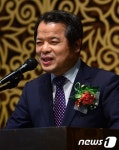 여성변호사대회 환영사하는 위철환 대한변협 회장