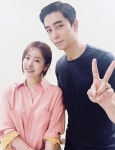 "러블리, 선남선녀"…한지민·신성록, 비주얼 남매