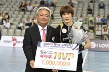 핸드볼코리아리그, 정규리그 MVP 윤시열-유현지 선정