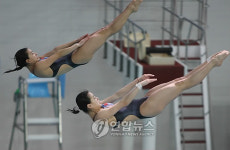 中 미녀 다이빙스타 궈징징