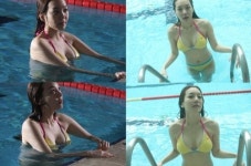 영화 고사2 수영코치 출연 정지아 수영복 몸매 공개